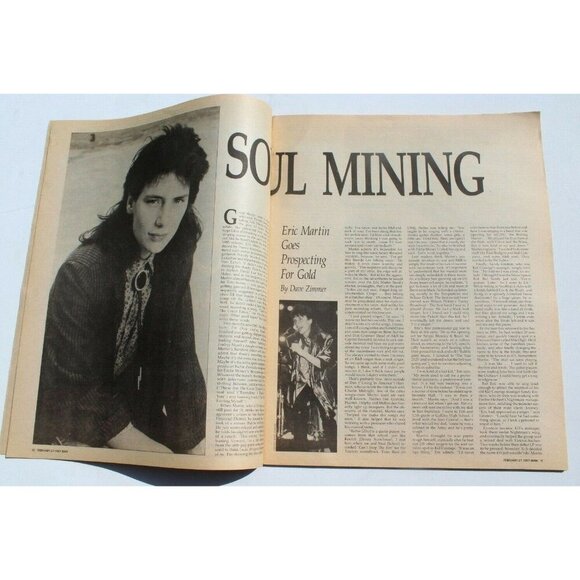 Vintage BAM LA's Music Magazine - February 27, 1987 Vol. 13 No. 5 Eric Martin - Picture 3 of 4